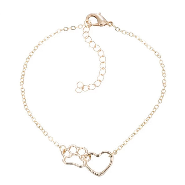 Heart + Paw Necklace